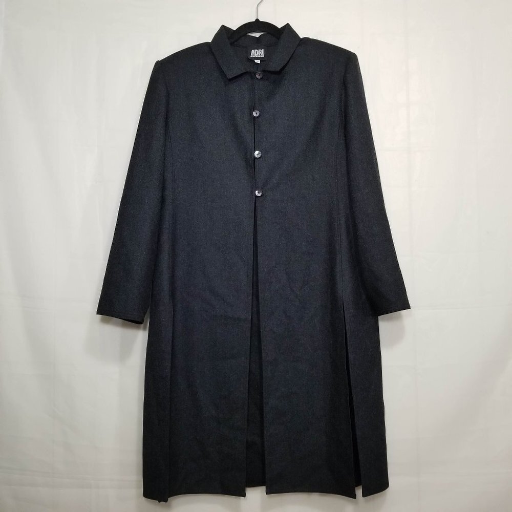 Vintage Adri New York lagenlook button up coat L